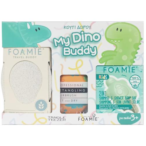 Tangle Teezer Πακέτο Προσφοράς My Dino Buddy Κουτί Δώρου για Αγόρια Από 3+ Ετών με Μπάρα Καθαρισμού 2 σε 1 & Θήκη Σαπουνιού & Βούρτσα Μαλλιών